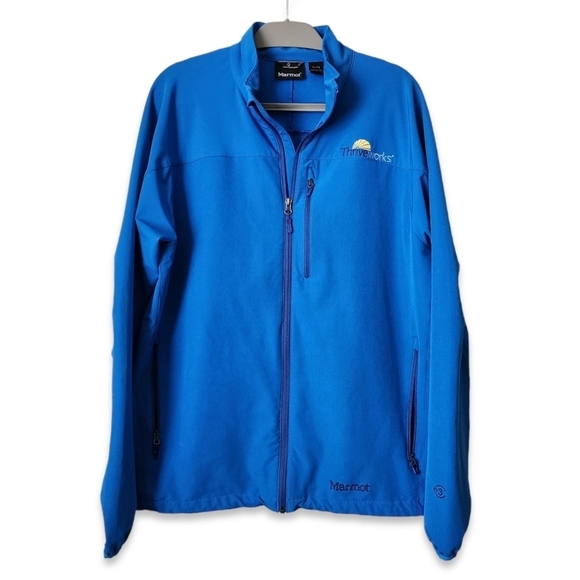 MARMOT Men's Tempo Softshell Jacket in  blue sapphire size XL - Picture 10 of 10